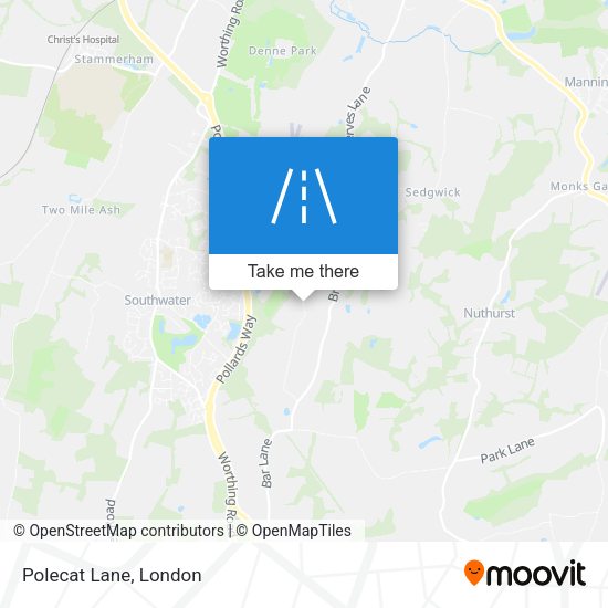 Polecat Lane map