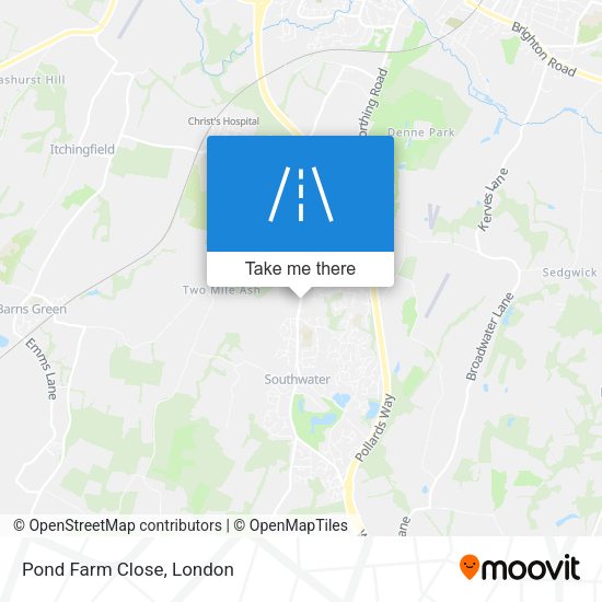 Pond Farm Close map