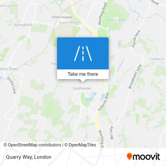 Quarry Way map