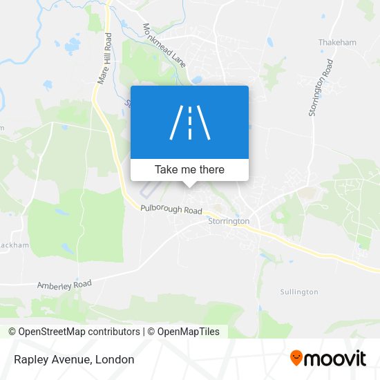 Rapley Avenue map