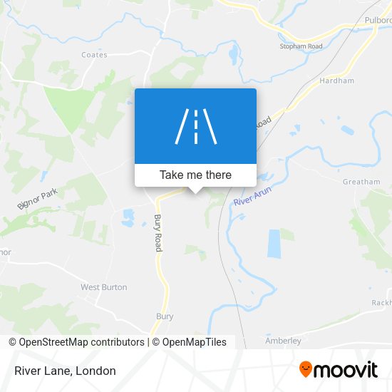 River Lane map
