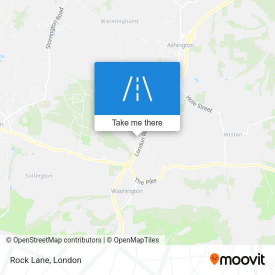Rock Lane map
