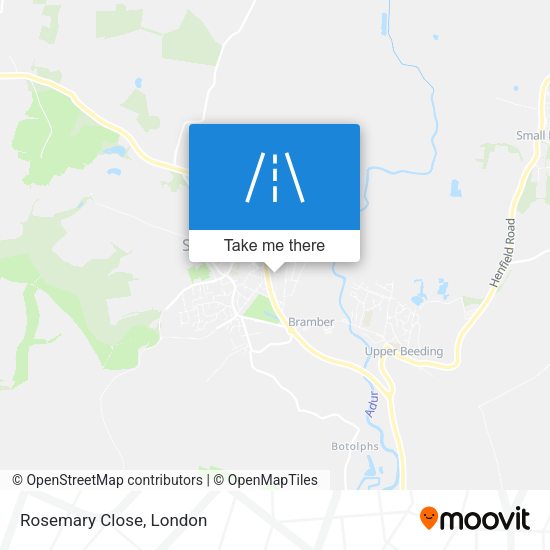 Rosemary Close map