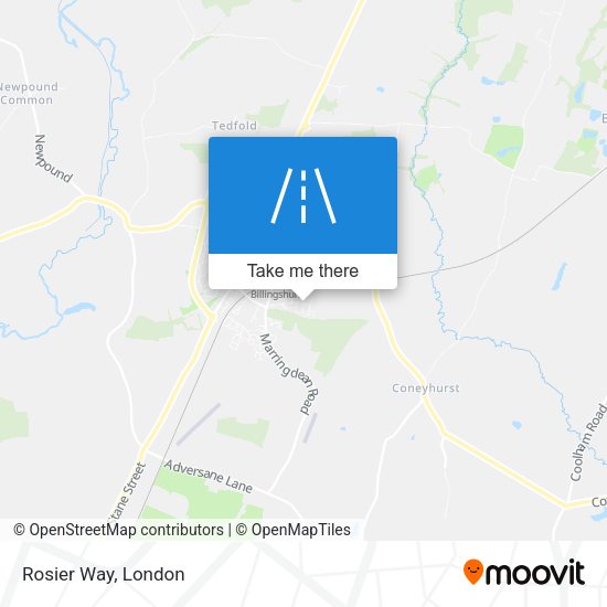 Rosier Way map