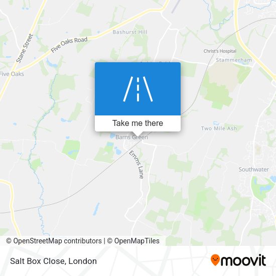 Salt Box Close map