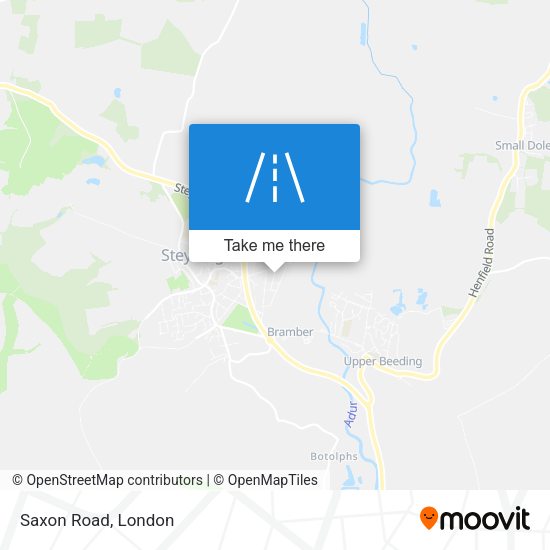 Saxon Road map