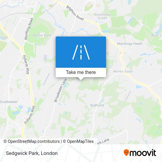 Sedgwick Park map