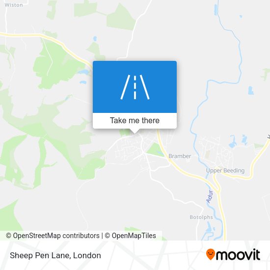 Sheep Pen Lane map
