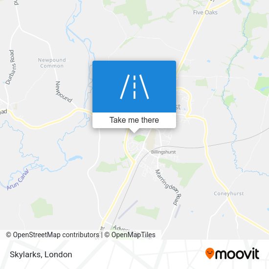 Skylarks map