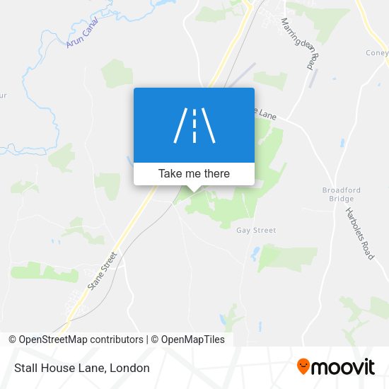 Stall House Lane map