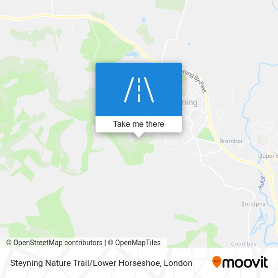 Steyning Nature Trail / Lower Horseshoe map