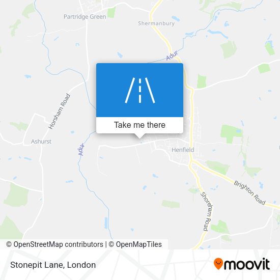 Stonepit Lane map