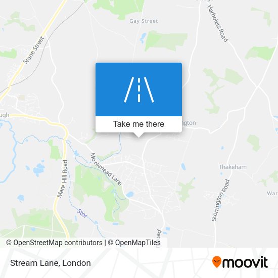 Stream Lane map