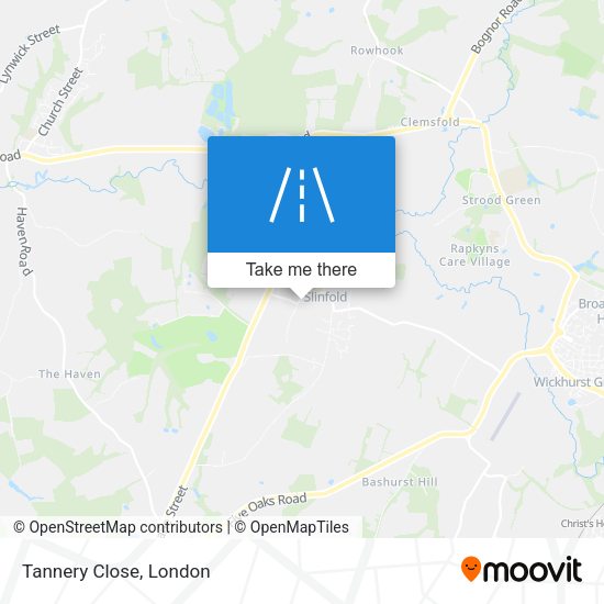 Tannery Close map