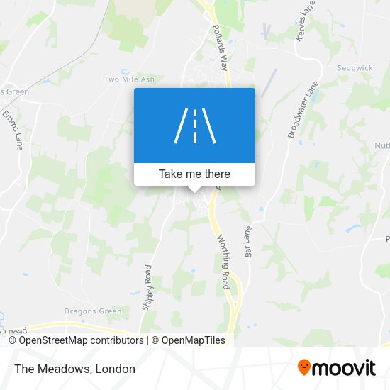 The Meadows map