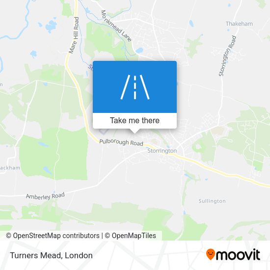 Turners Mead map