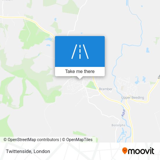 Twittenside map