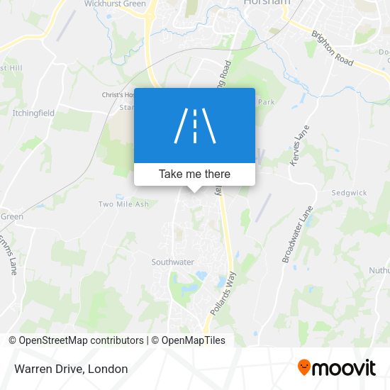 Warren Drive map