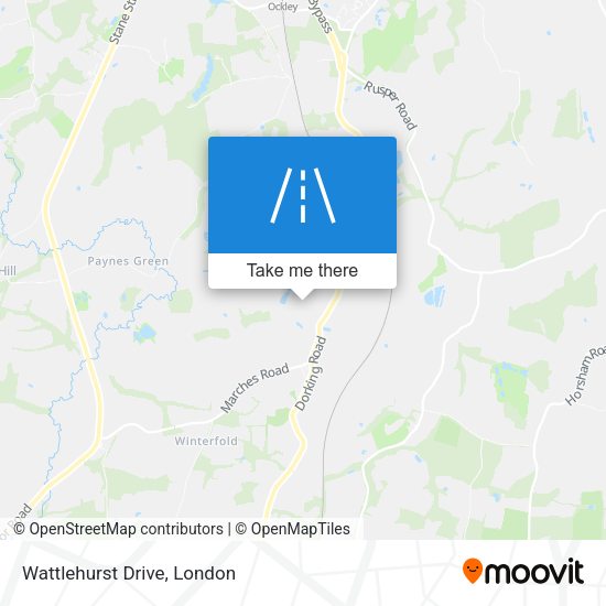 Wattlehurst Drive map