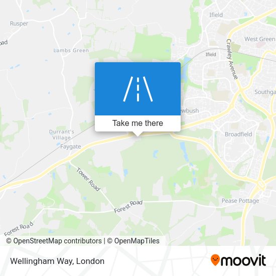 Wellingham Way map