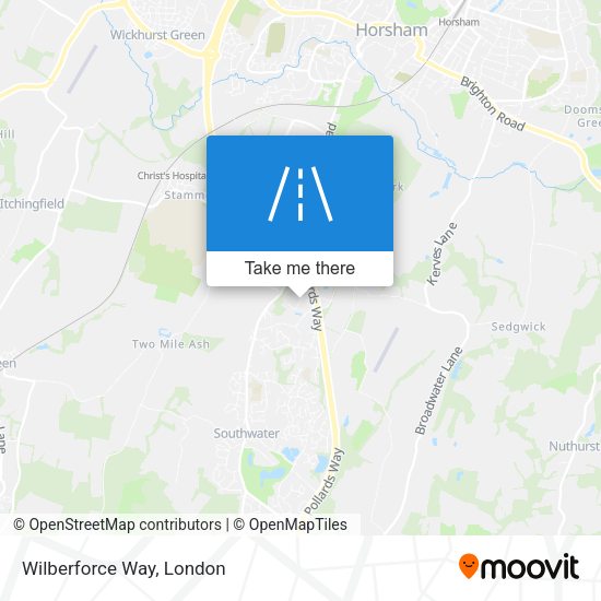Wilberforce Way map