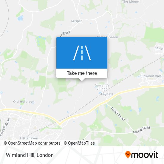 Wimland Hill map