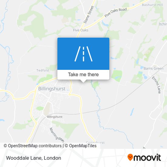 Wooddale Lane map