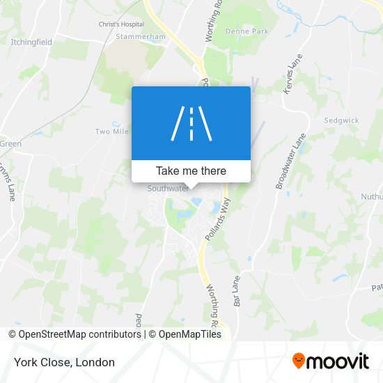 York Close map