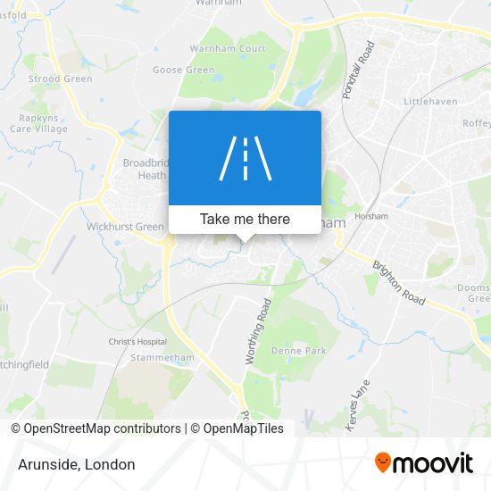 Arunside map