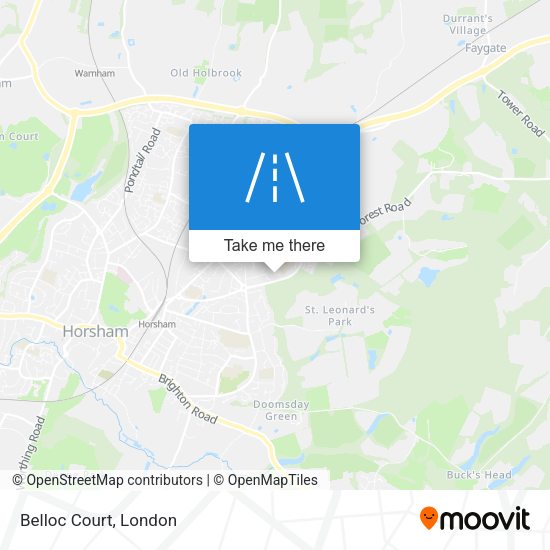 Belloc Court map