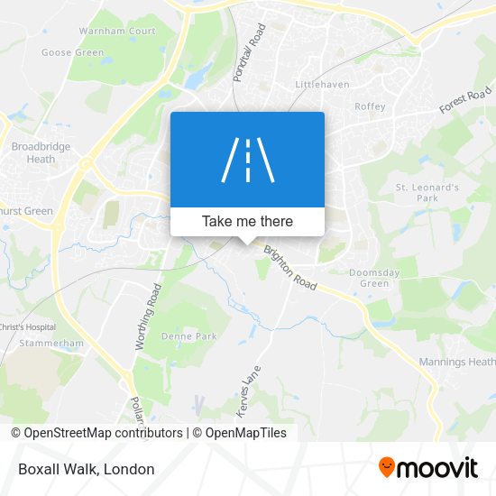 Boxall Walk map