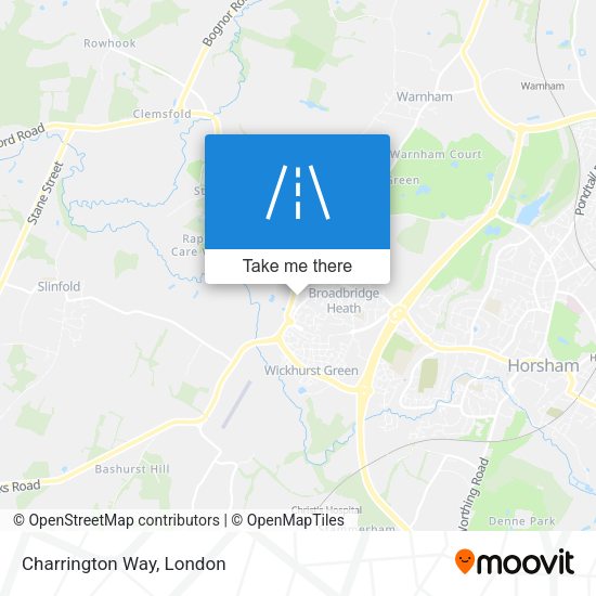 Charrington Way map