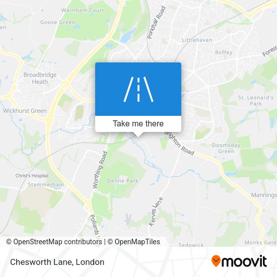 Chesworth Lane map