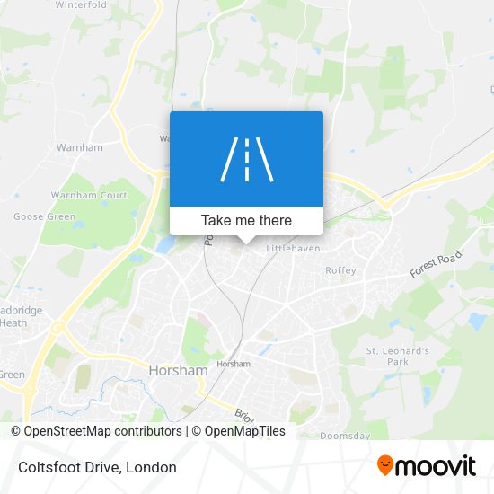 Coltsfoot Drive map