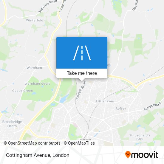 Cottingham Avenue map