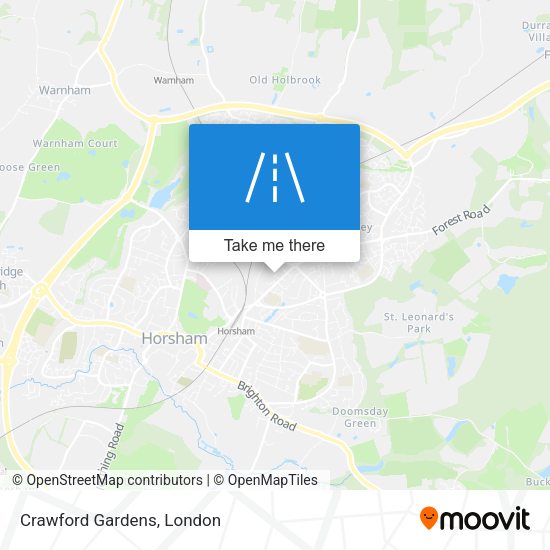Crawford Gardens map