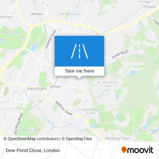 Dew Pond Close map