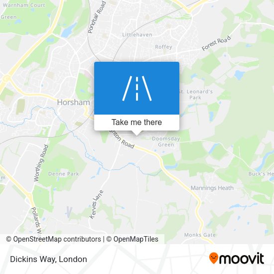 Dickins Way map