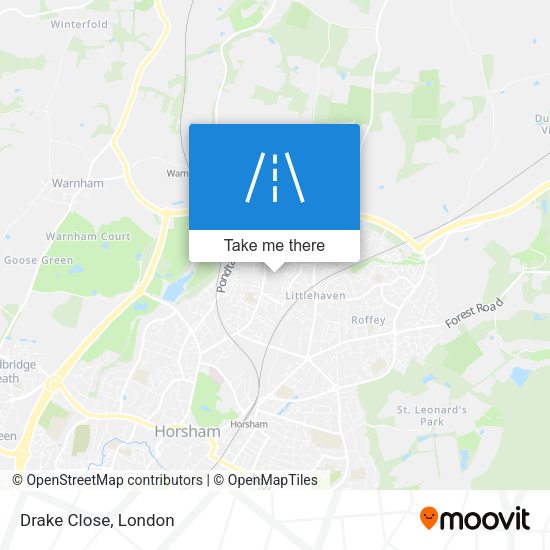 Drake Close map