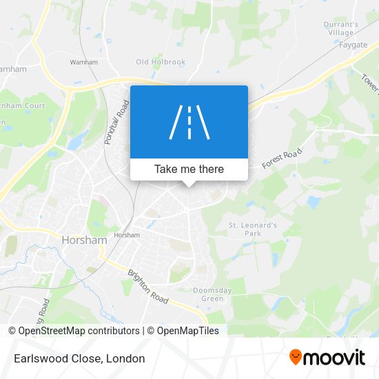 Earlswood Close map