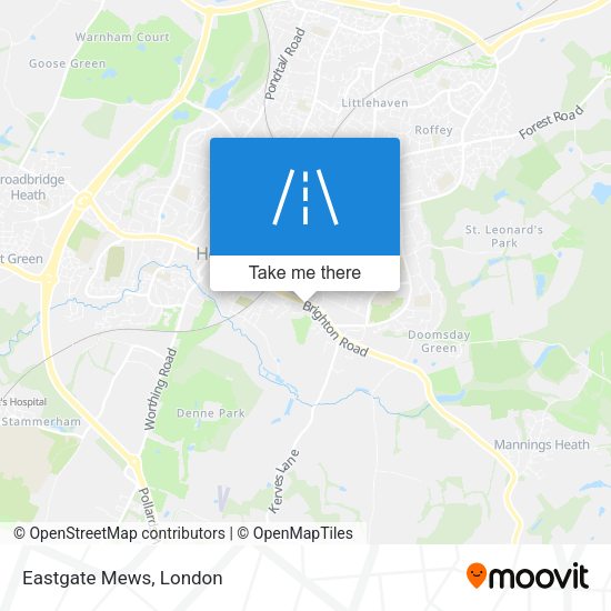 Eastgate Mews map