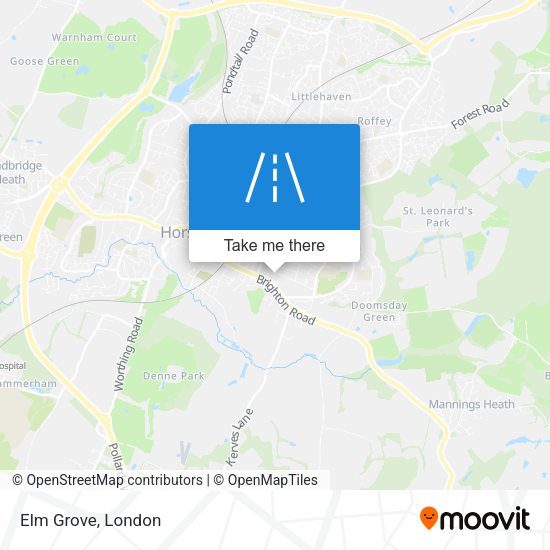Elm Grove map
