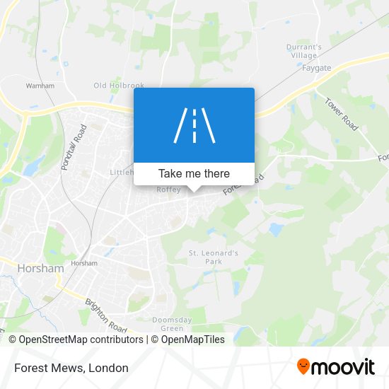 Forest Mews map