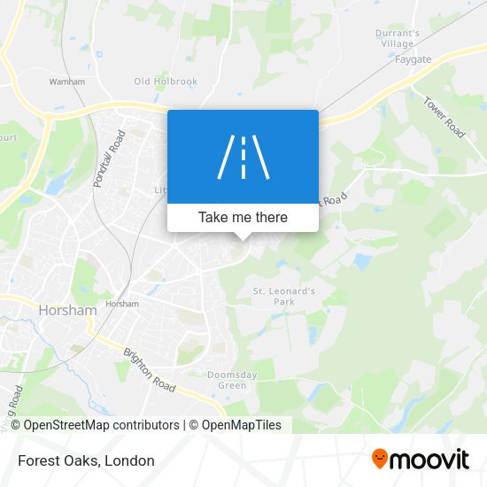 Forest Oaks map