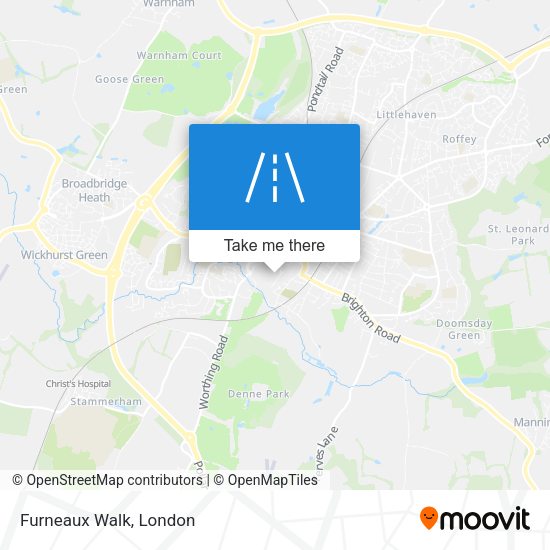 Furneaux Walk map
