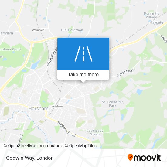 Godwin Way map