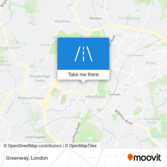 Greenway map