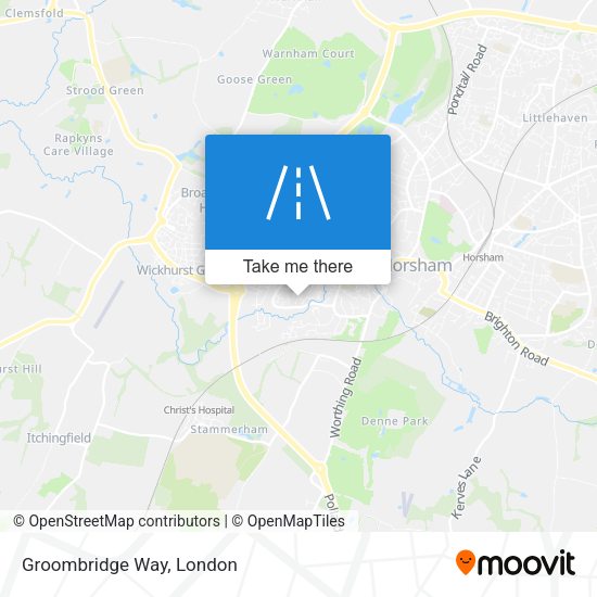 Groombridge Way map
