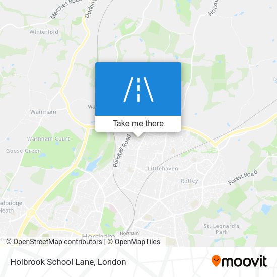 Holbrook School Lane map