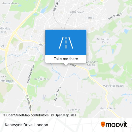 Kentwyns Drive map